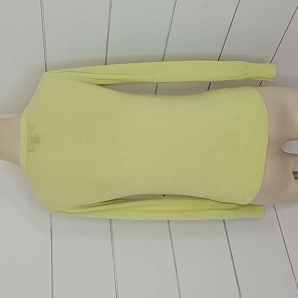 BANANA REPUBLIC XS light green lightweight merino wool sweater - Picture 2 of 4